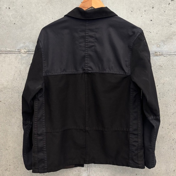 Wasted Collective One-Of-A-Kind Utility Jacket, Black & Dark Grey Unisex XS NWOT - Picture 3 of 8
